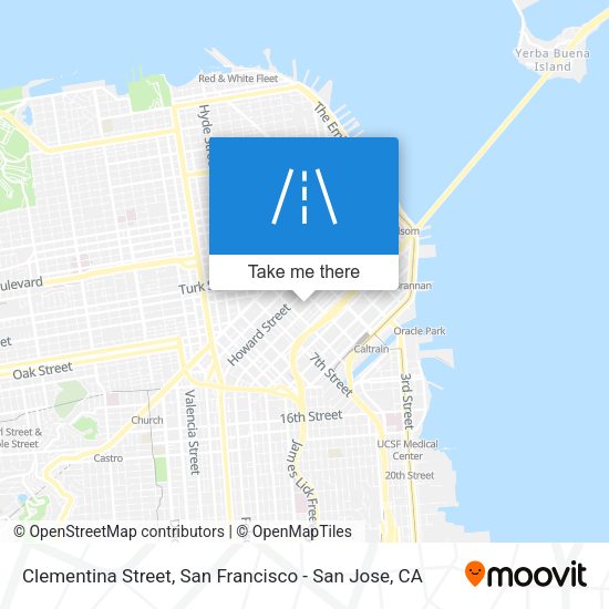 Clementina Street map
