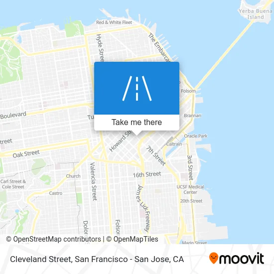 Cleveland Street map