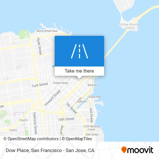Dow Place map