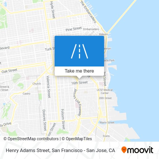 Mapa de Henry Adams Street