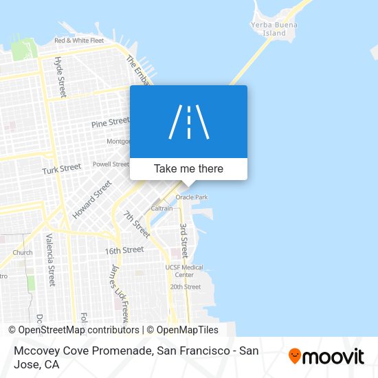 Mccovey Cove Promenade map