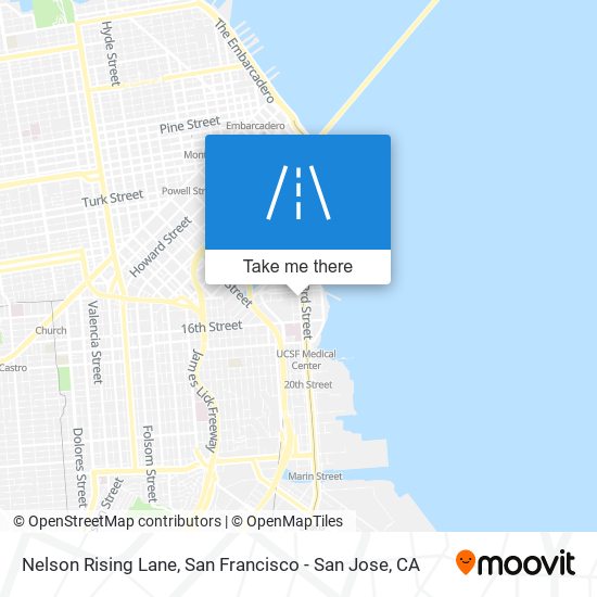 Nelson Rising Lane map