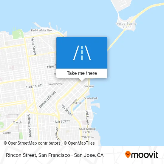 Rincon Street map
