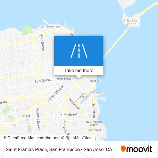 Saint Francis Place map