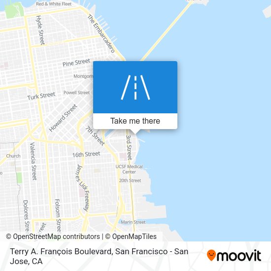 Terry A. François Boulevard map