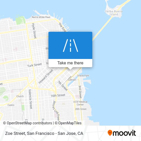 Mapa de Zoe Street