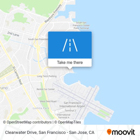 Clearwater Drive map