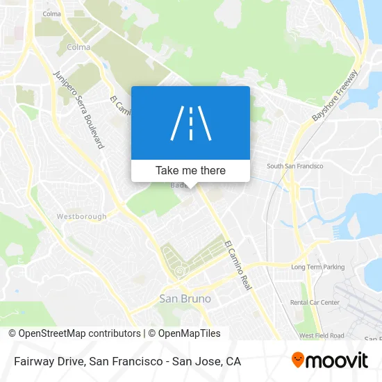 Fairway Drive map