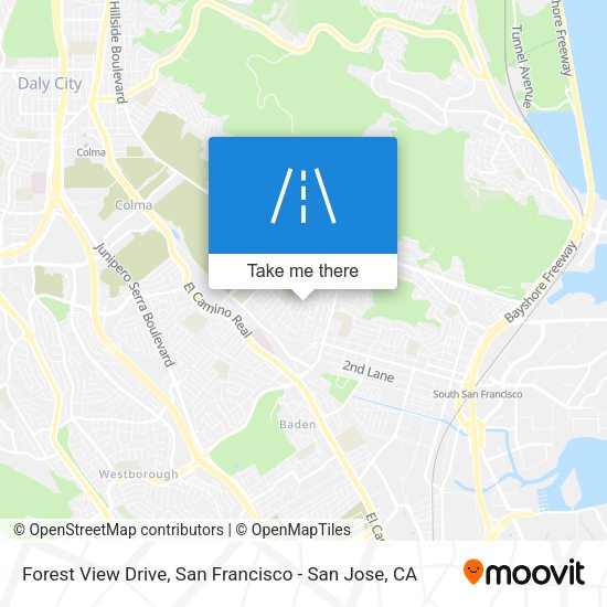Forest View Drive map