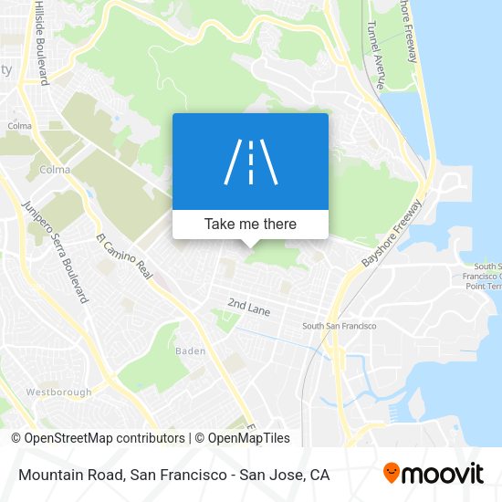 Mapa de Mountain Road