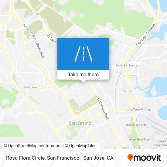 Rosa Flora Circle map