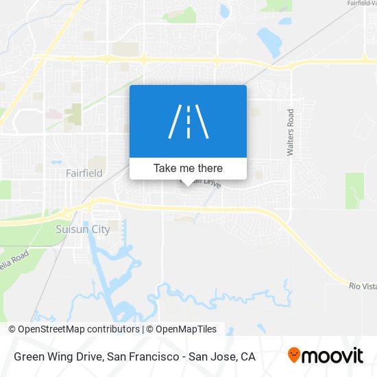 Green Wing Drive map