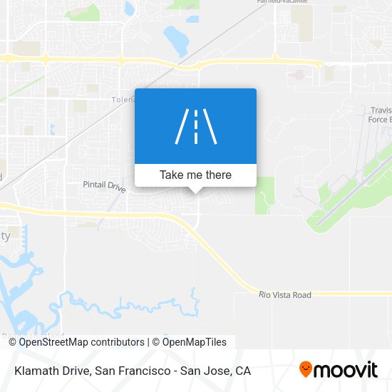 Mapa de Klamath Drive