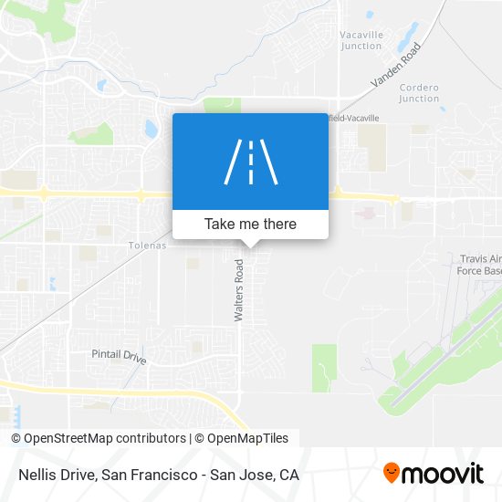 Nellis Drive map