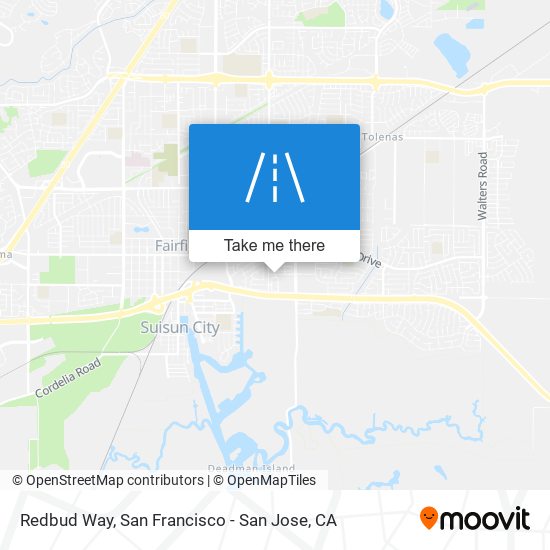 Redbud Way map