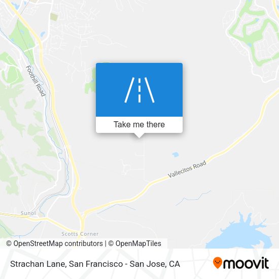 Mapa de Strachan Lane