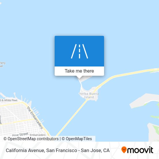 California Avenue map