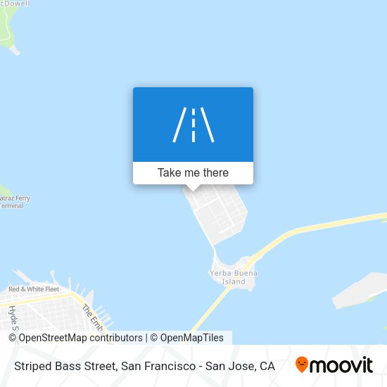 Striped Bass Street map