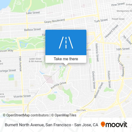 Burnett North Avenue map