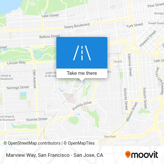 Marview Way map
