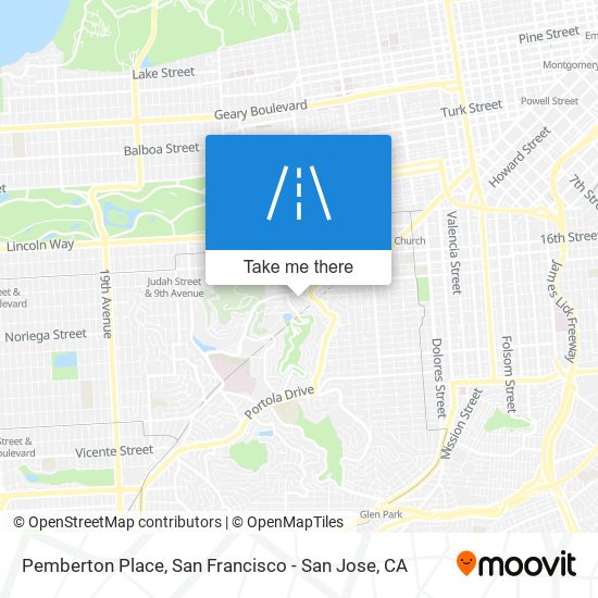 Pemberton Place map