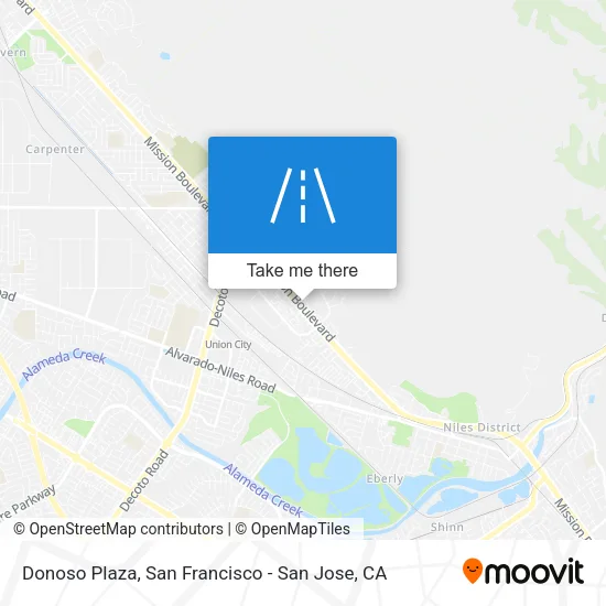Donoso Plaza map