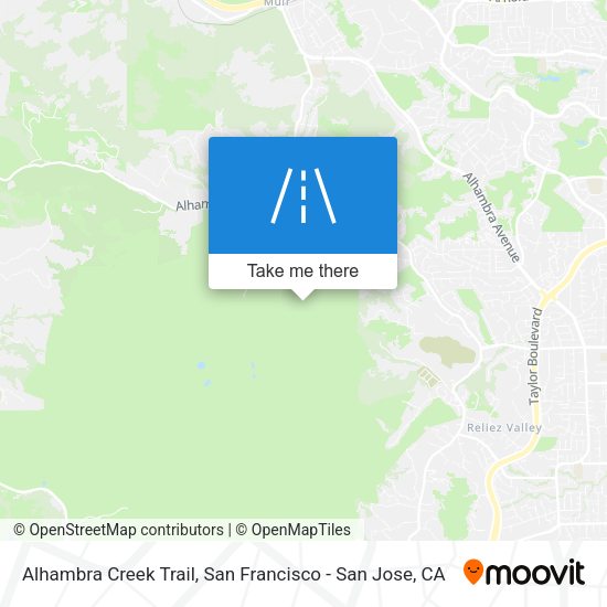 Alhambra Creek Trail map