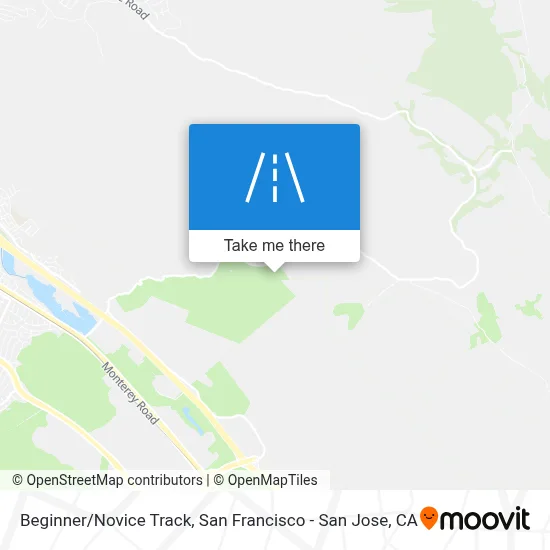 Beginner/Novice Track map