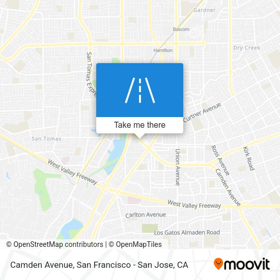 Mapa de Camden Avenue