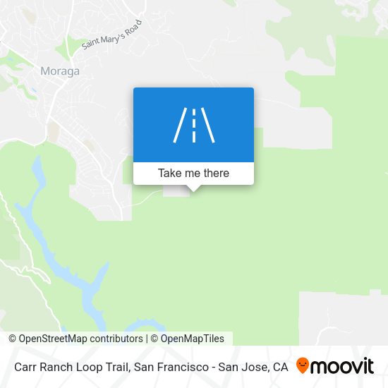 Carr Ranch Loop Trail map
