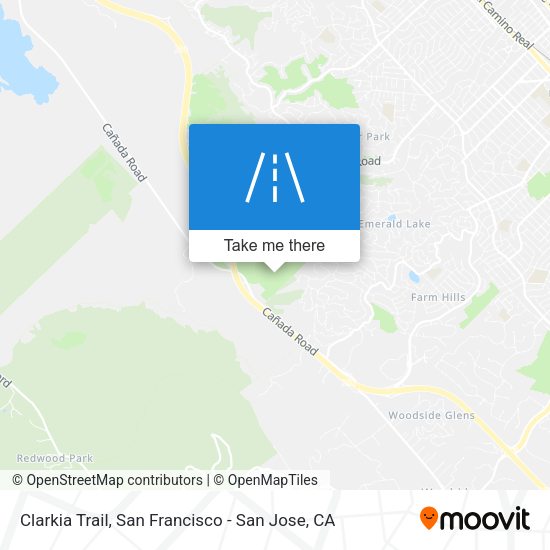 Mapa de Clarkia Trail