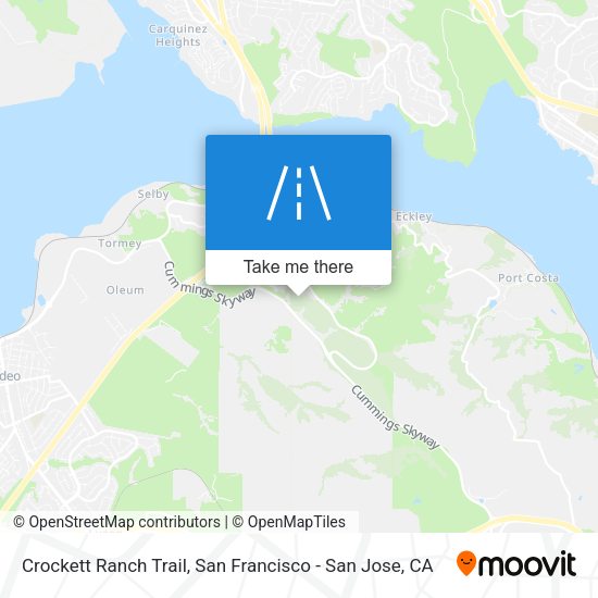 Mapa de Crockett Ranch Trail