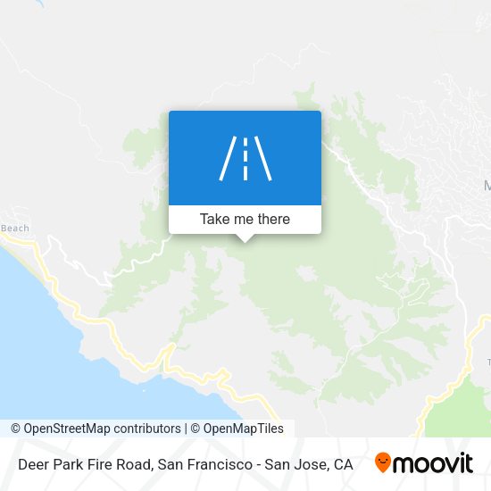 Mapa de Deer Park Fire Road