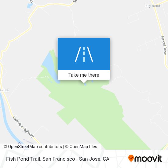 Fish Pond Trail map