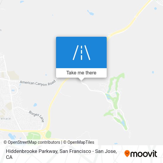 Hiddenbrooke Parkway map