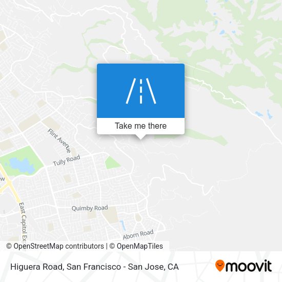 Mapa de Higuera Road