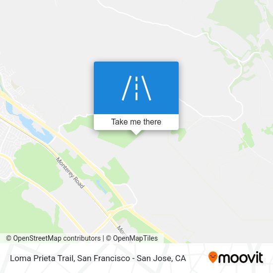 Loma Prieta Trail map