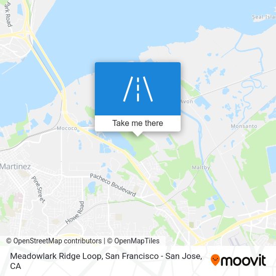 Meadowlark Ridge Loop map