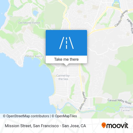 Mapa de Mission Street