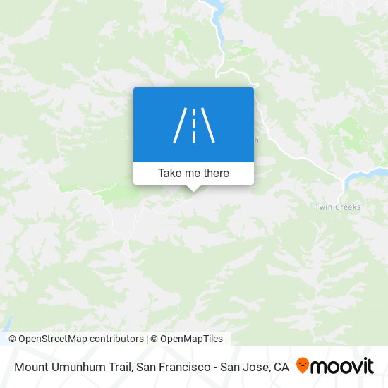 Mount Umunhum Trail map