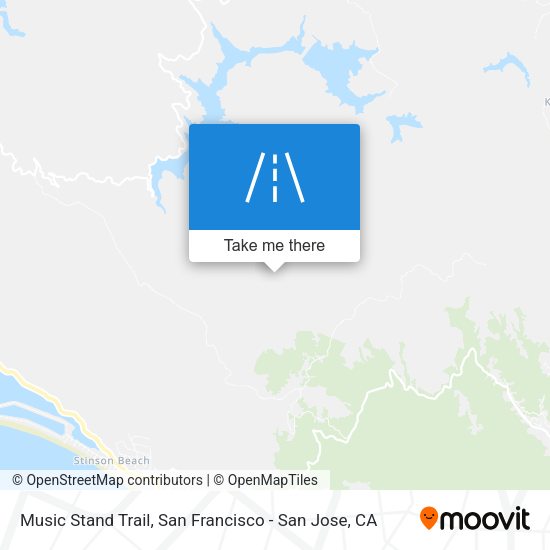 Music Stand Trail map