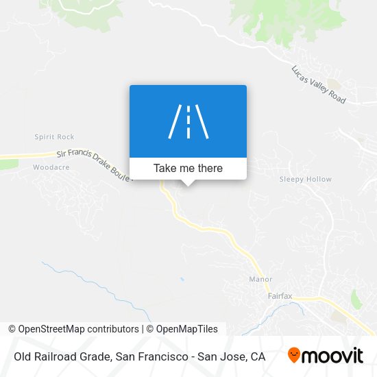 Old Railroad Grade map