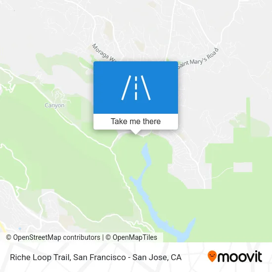 Riche Loop Trail map