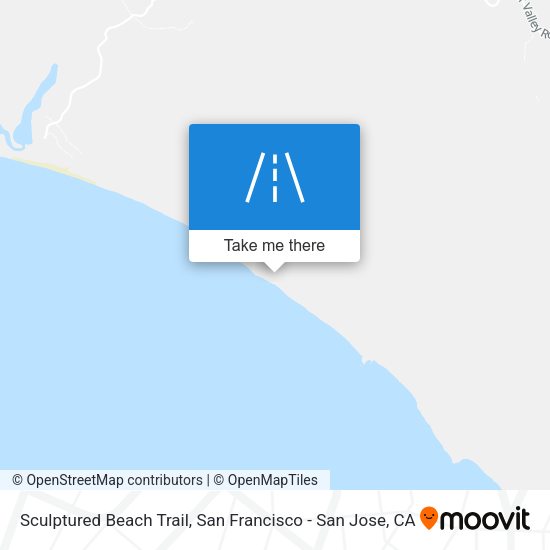 Mapa de Sculptured Beach Trail