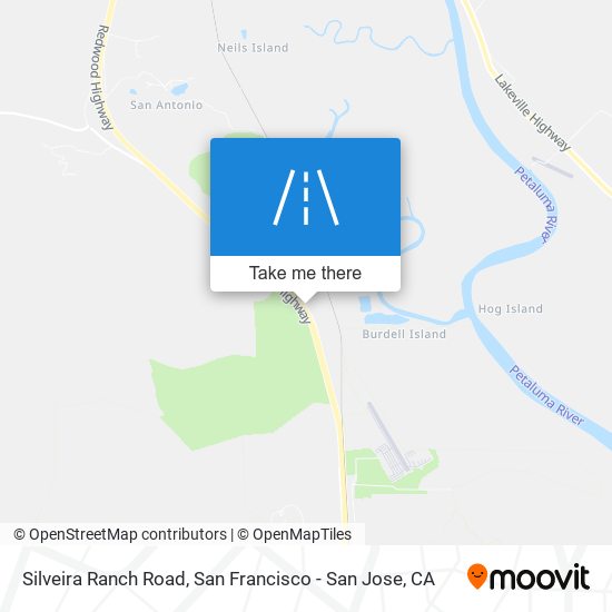 Silveira Ranch Road map