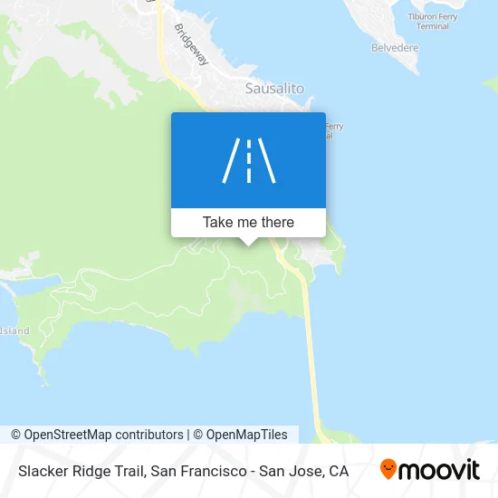 Slacker Ridge Trail map
