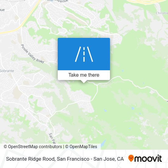 Sobrante Ridge Rood map