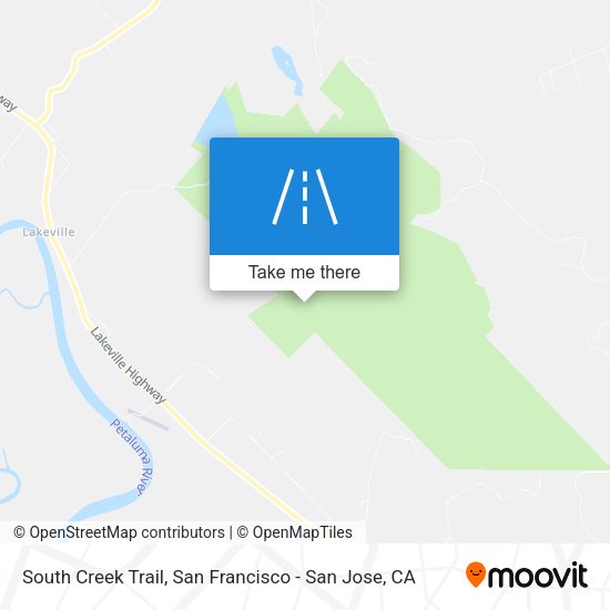 Mapa de South Creek Trail