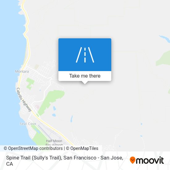 Mapa de Spine Trail (Sully's Trail)