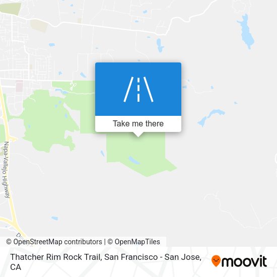 Mapa de Thatcher Rim Rock Trail